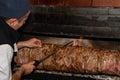 Turkish Cag Kebab Doner in wood fired oven named Erzurum CaÃÅ¸ KebabÃÂ± served at ÃÅ¾ehzade CaÃÅ¸ Kebap